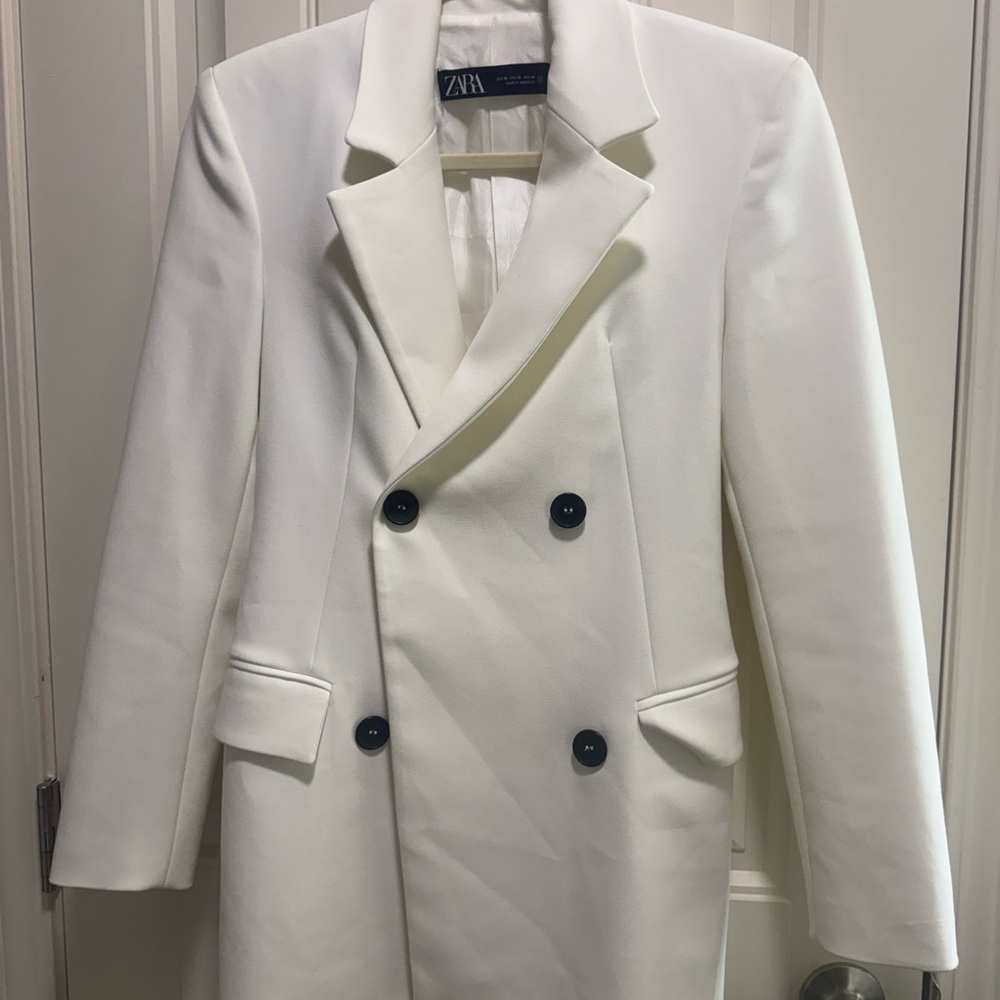 Zara Womens blazer- White